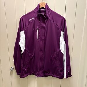 Sunice -Tornado Flexvent Purple & White Golf /Outdoor Jacket-Size XL